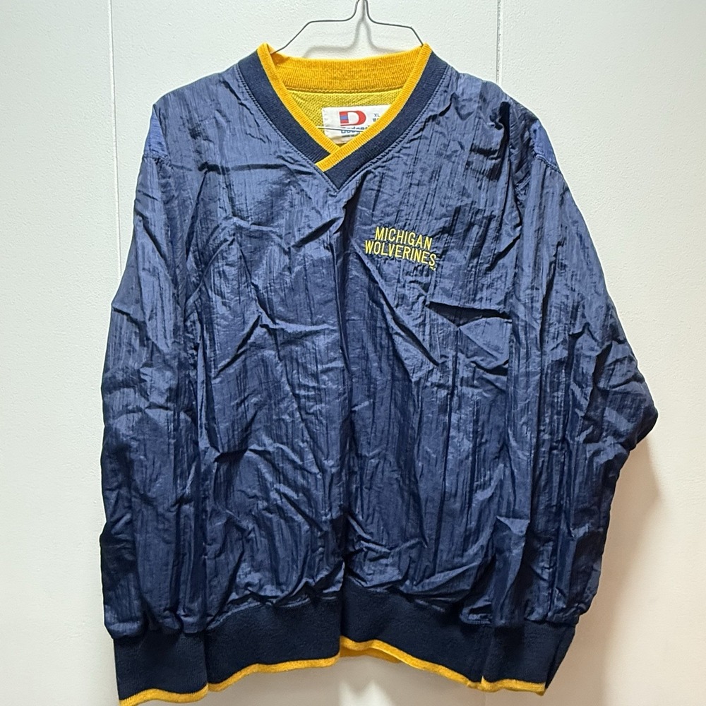 Vintage University of Michigan Wolverines Windbreaker 90s Kids Size XL 18/20‎